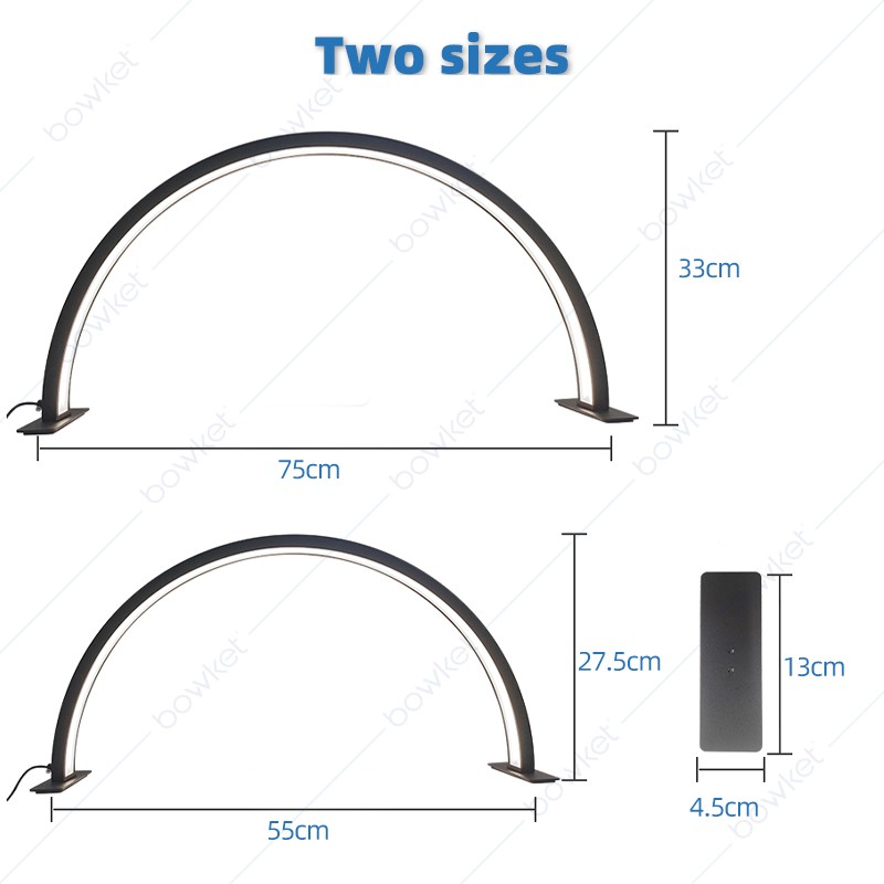 Manicure Light Manufacturer - Bowket Estheticians Lamp Eyelasy Led Half Moon Nail Lamp