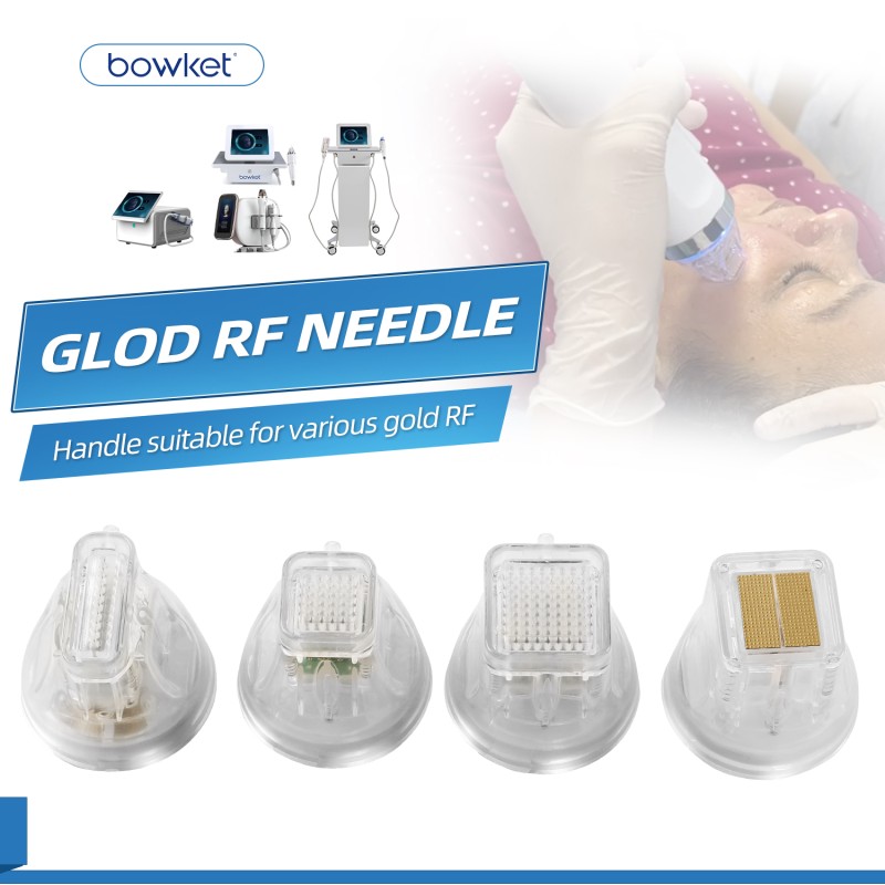 RF Microneedle Cartridges Manufacturer - Bowket Fractional Disposable Gold Tips 10pins 25pins 64pins