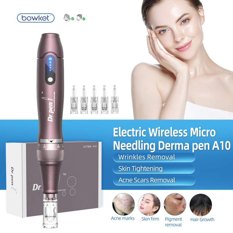 Micro Needling Pen Factory - BOWKET Professional Electric Wireless Derma Pen Home Use Rechargeable