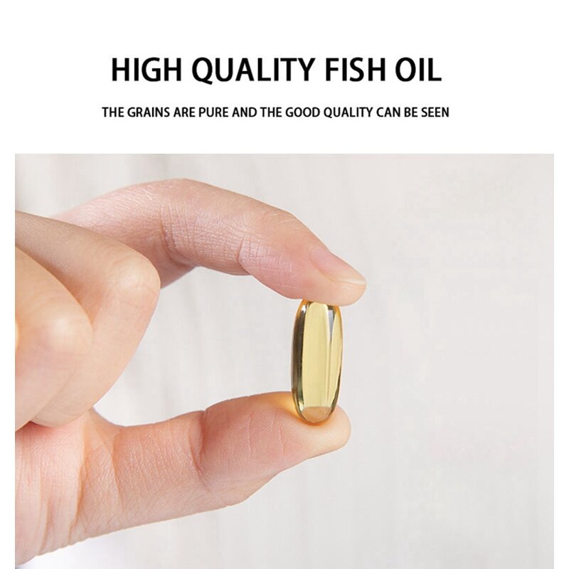 Fish Oil Omega 3 Capsules - OEM 1000mg Crude Bulk Health Care Product