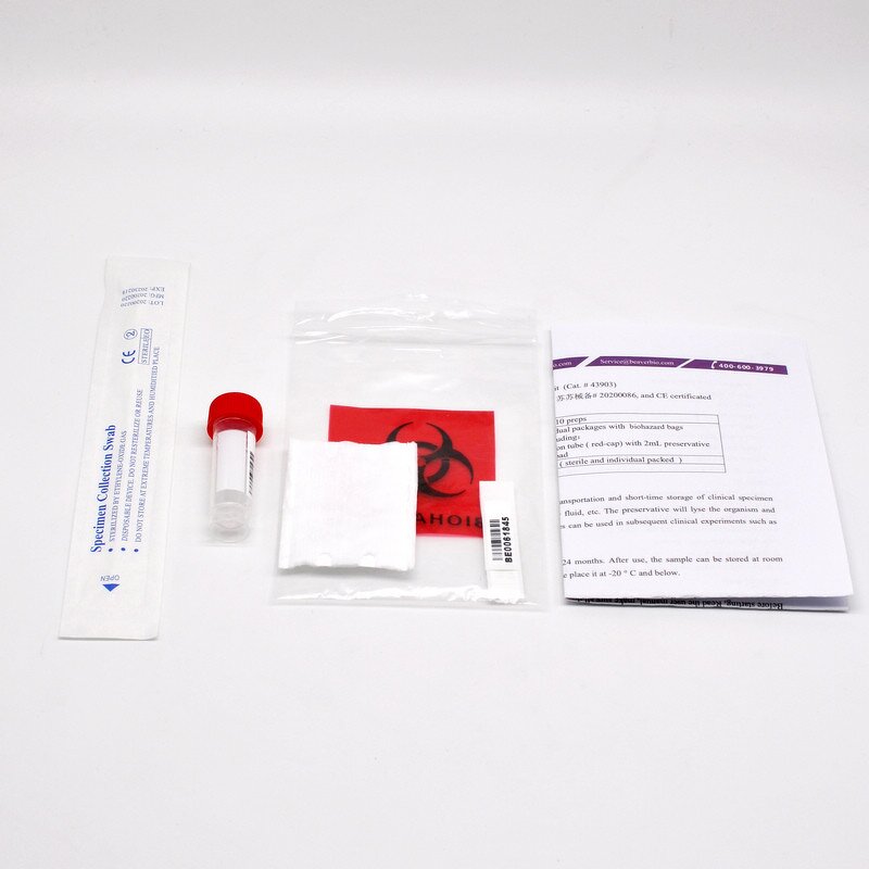 VTM Test Kit - Non-Inactivated/Inactivated Nasal Oral Swab Tube