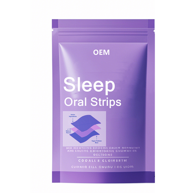 Melatonin Sleep Patches - Private Labels Plant Powered Adult Mouth Strip Support