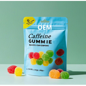 Caffeine Energy Gummies - OEM Private Label Pre Workout Brain Muscle Booster