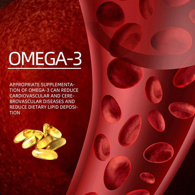 Fish Oil Omega 3 Capsules - OEM 1000mg Crude Bulk Health Care Product