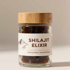 Shilajit Gold Resin - Herbal 3000mg Energy Booster Syrup Gummy Oral Liquid