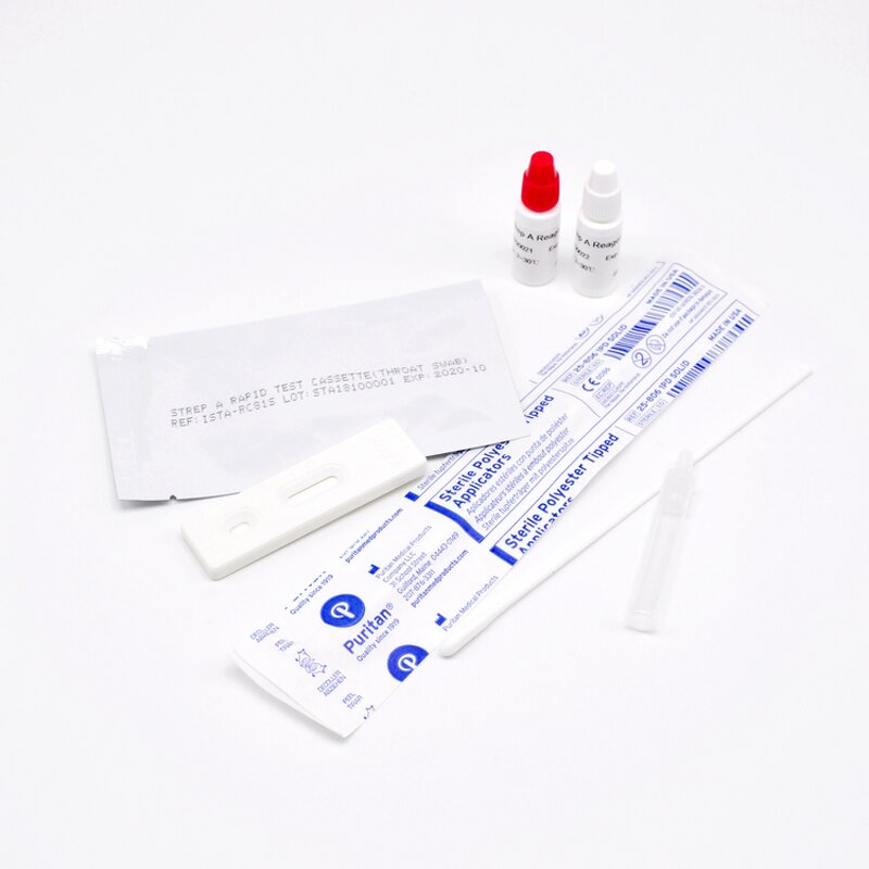 Strep A Flu Test Kit - Respiratory Infectious Disease Antigen Rapid Nasal Swab