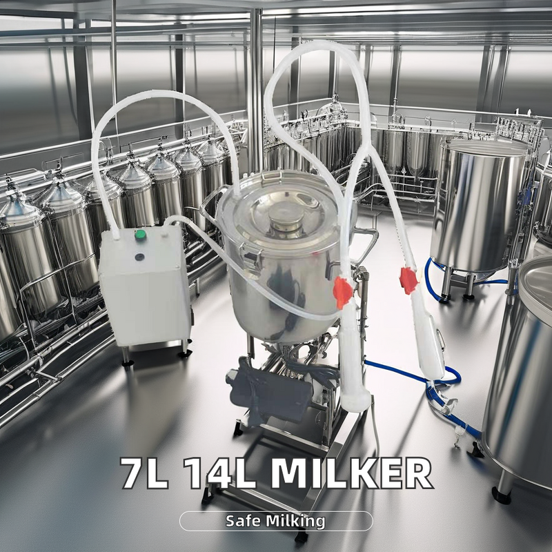 Milking Machine Manufacturer - 7L 14L Rechargeable 12V Battery 60W Pump Electric for Cow Goat