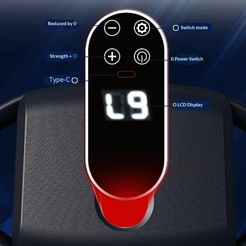 Fascia Gun Manufacturer - New 24/28-Head Rechargeable Electric Vibration Brushed Motor 1200-2000mAh Battery