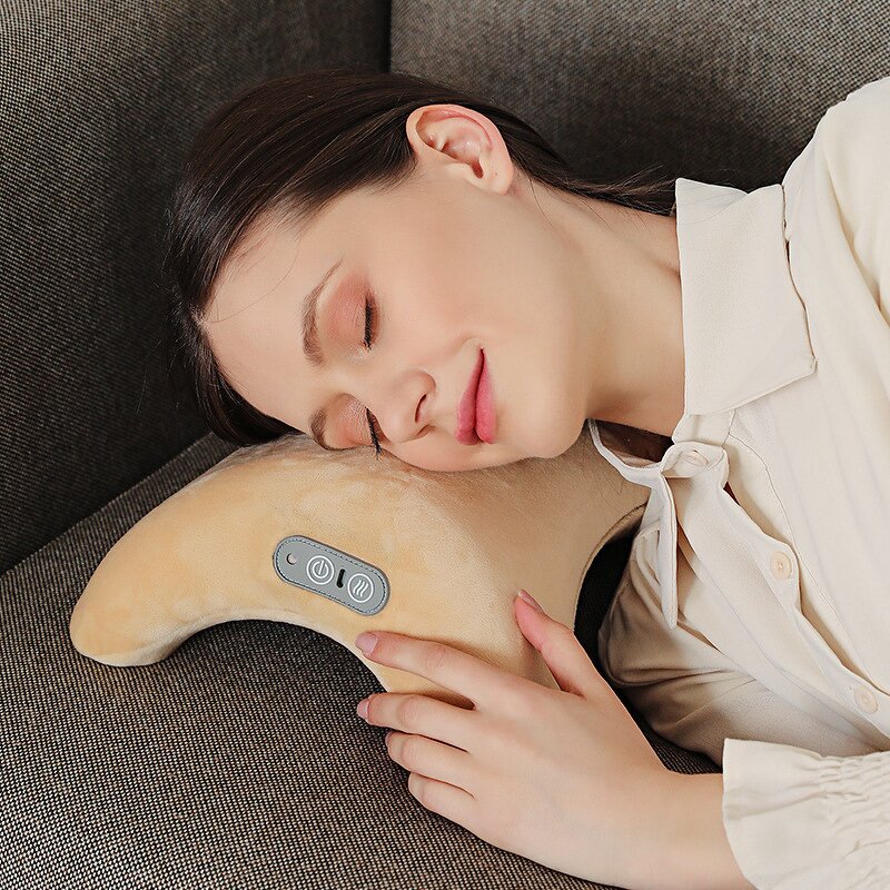 Nap Pillow Manufacturer - Student Office with Neck & Waist Support Vibration Heat Therapy Portable for Car