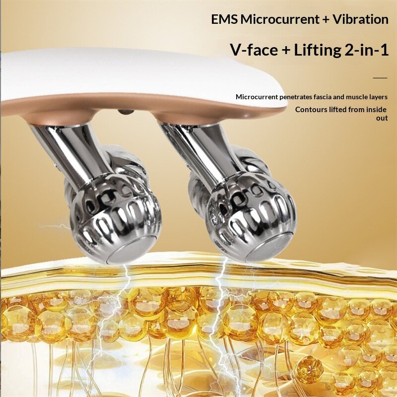 Face Slimming Device Manufacturer - Home V-Shaped EMS Microcurrent Lifting Firming Double Chin Electric Facial