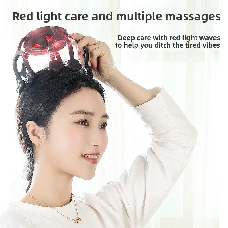 Head Massager Manufacturer - New Octopus Intelligent Multi-touch Vibration TMS Stress Relief Model 902