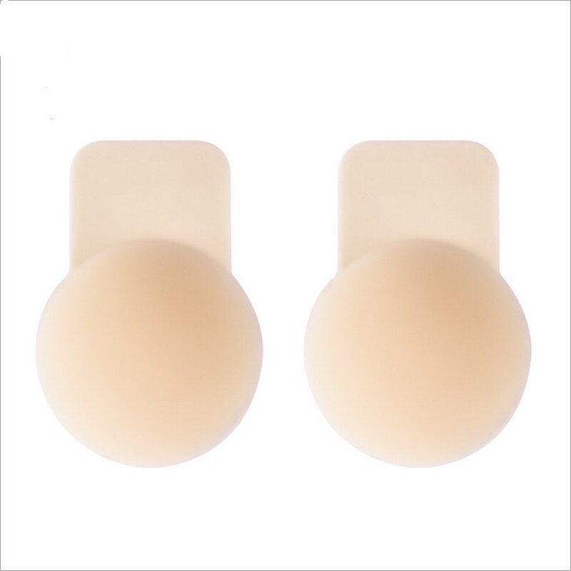 Silicone Bra Manufacturer - 100% Silicone Round Shape Sexy Push-Up Waterproof with Bra Buckle