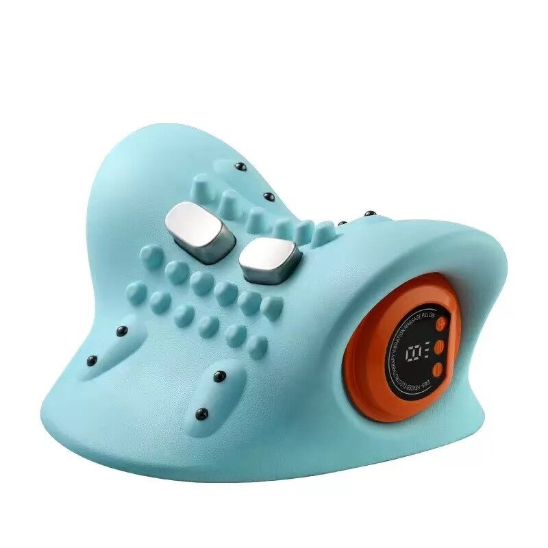 Neck Massager Pillow Manufacturer - Model 098 Microcurrent Heating Vibration Remote Control