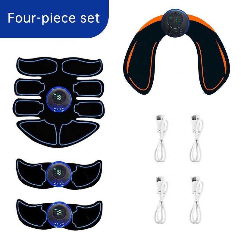 Body Massager Manufacturer - New Electric Smart Fitness EMS 8 Packs Abdominal Toning Muscle Stimulator