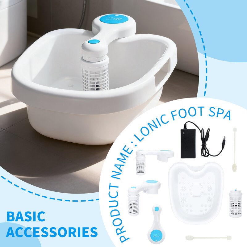 Foot Spa Massager Manufacturer - E817Y Hydrogen Ion Detox Tub 1.5kg China Factory Source