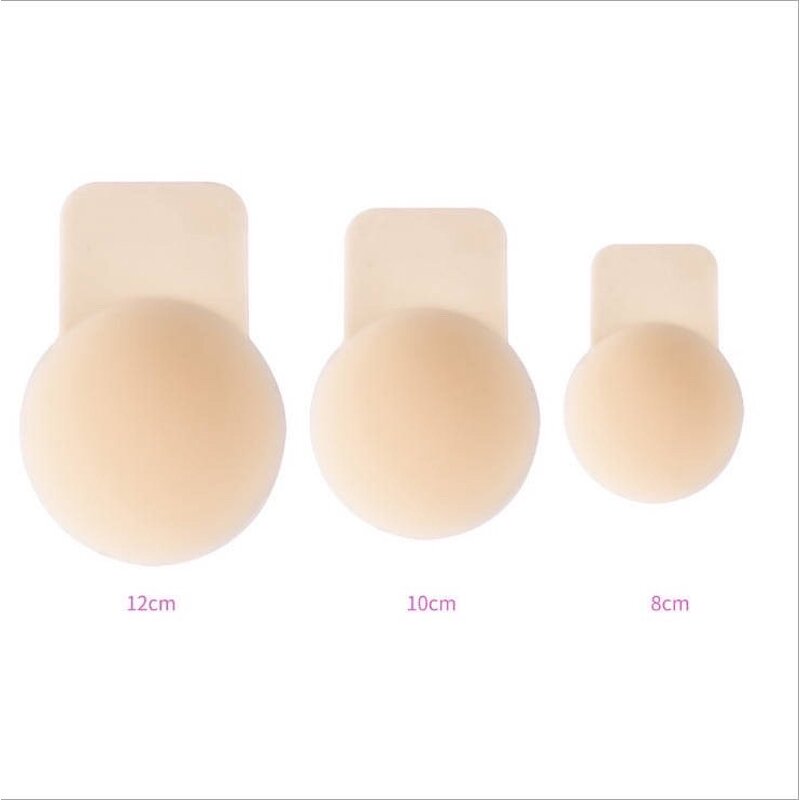 Silicone Bra Manufacturer - 100% Silicone Round Breast Lift Push up with Strip Pattern Bra Buckle