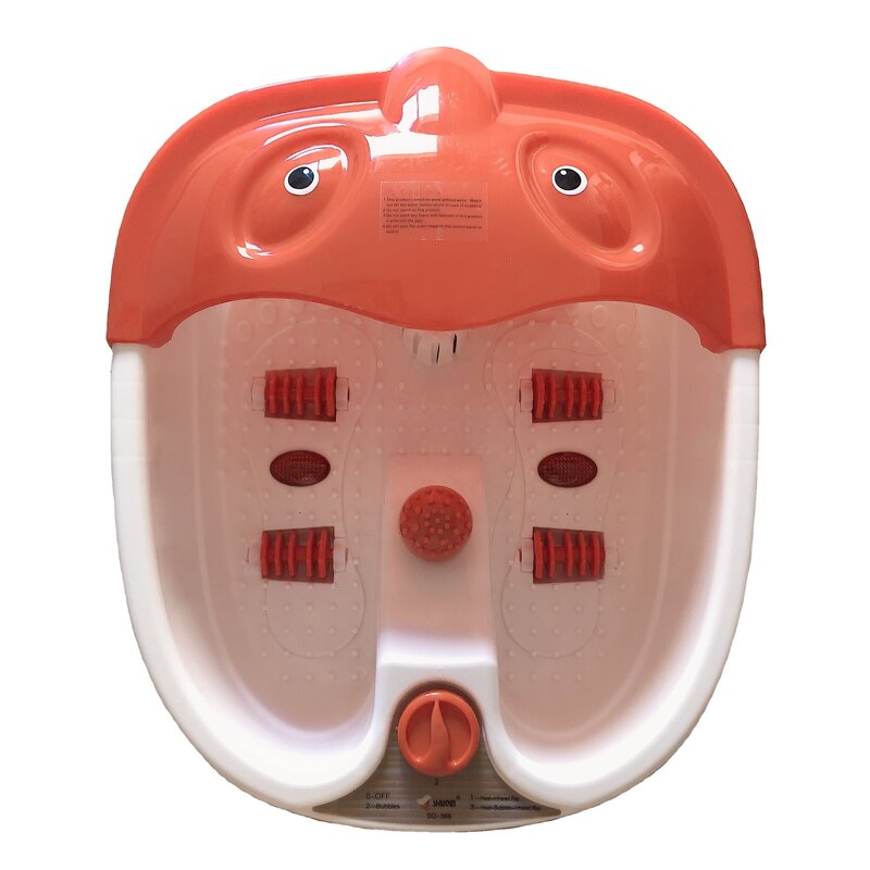 Foot Massager Manufacturer - Infrared Heating Timing Control ABS Roller Bubble Spa for Therapy