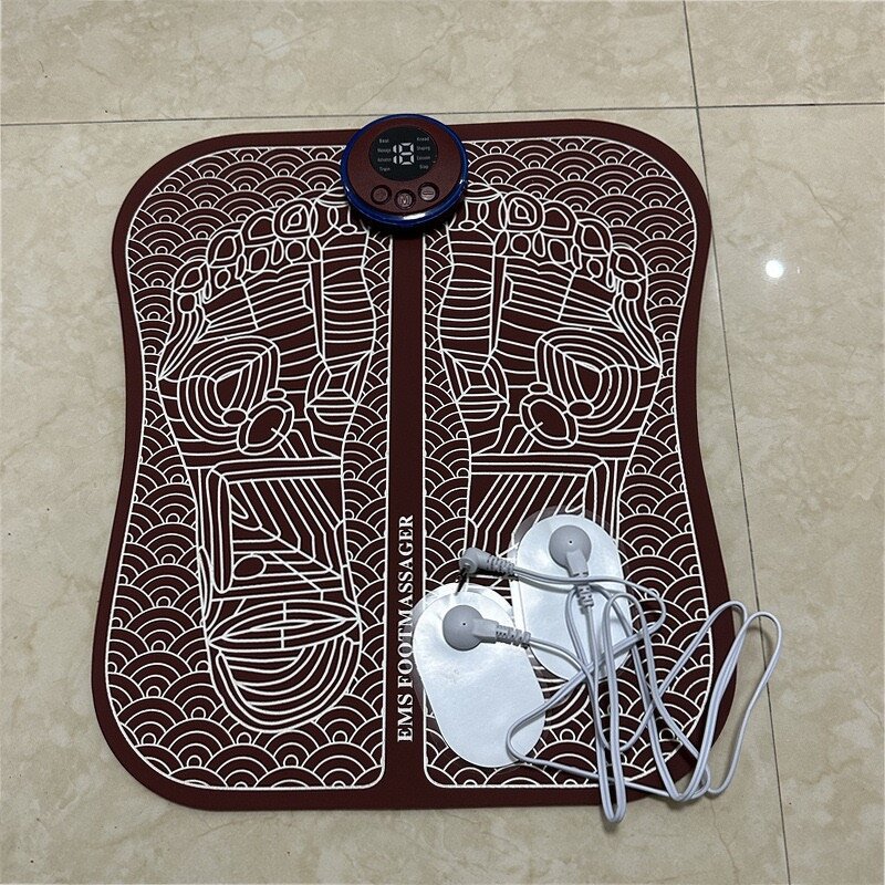 Foot Massager Mat Manufacturer - Portable Electric with Timing Control USB Rechargeable PU