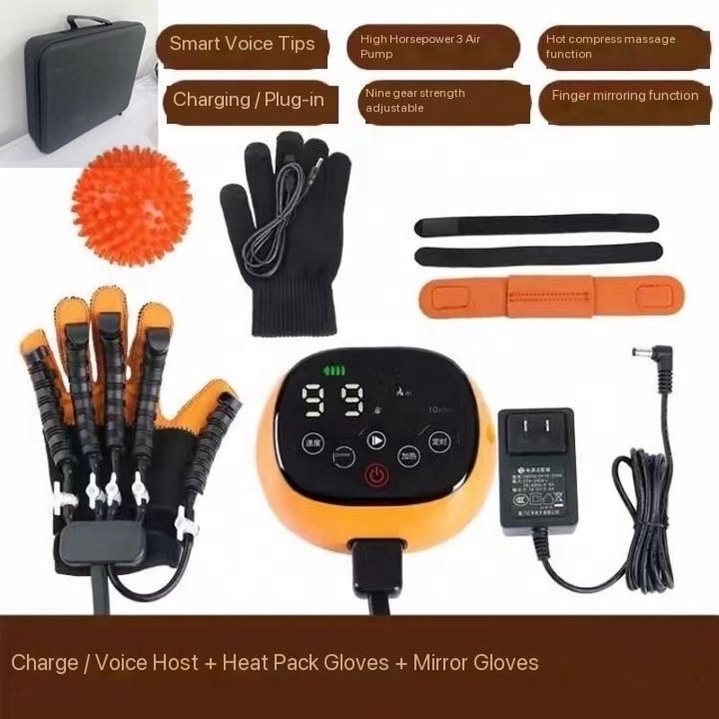 Fingers Training Gloves Manufacturer - Electric Left & Right Hand Health Care Plastic Material