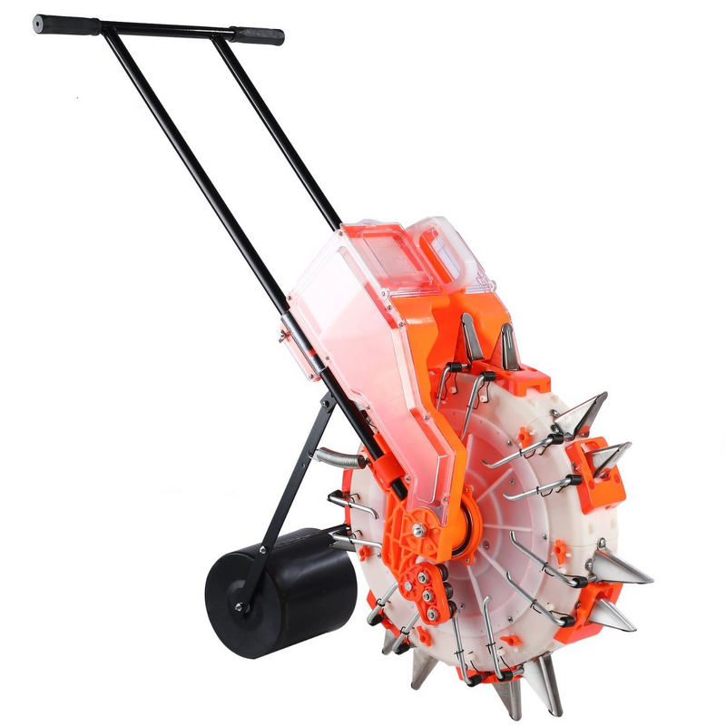 Seeder Fertilizer Machine Manufacturer - Dual-Use Hand-Pushed for Corn Soybean Peanut Reversible Gear 1 Row