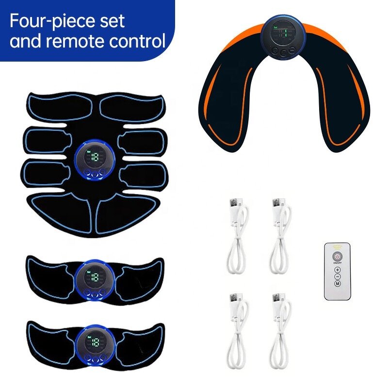 Body Massager Manufacturer - New Electric Smart Fitness EMS 8 Packs Abdominal Toning Muscle Stimulator