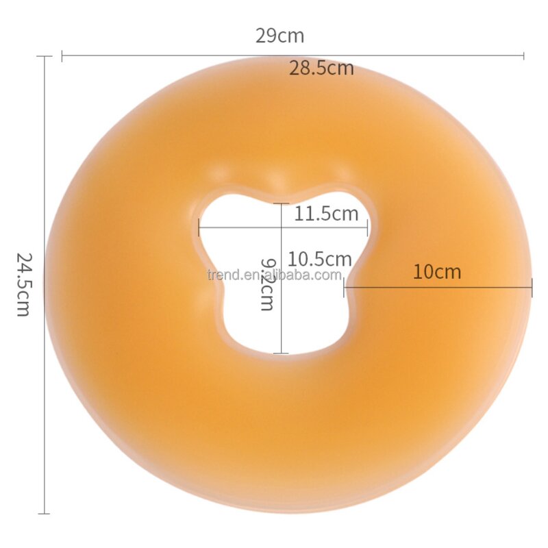 Facial Pillow Manufacturer - Beauty U-Shape Silicone Gel Spa Salon Removable Foldable & OEM