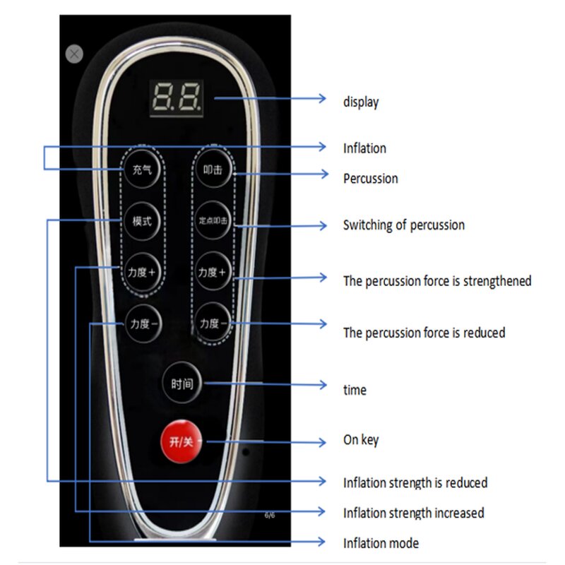 Massage Cushion Manufacturer - Body Air Compression Tapping Whole Body Vibration Mattress