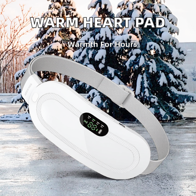 Menstrual Heating Pad Manufacturer - Cordless with 3 Heat Levels 4 Massage Modes for Pain Relief