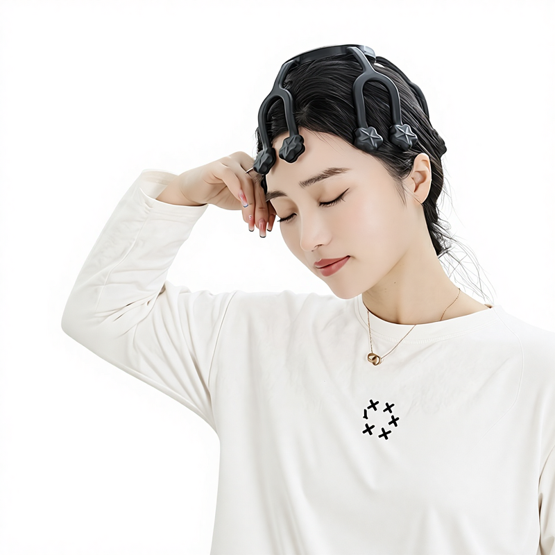 Head Massager Manufacturer - New Octopus Intelligent Multi-touch Vibration TMS Stress Relief Model 902