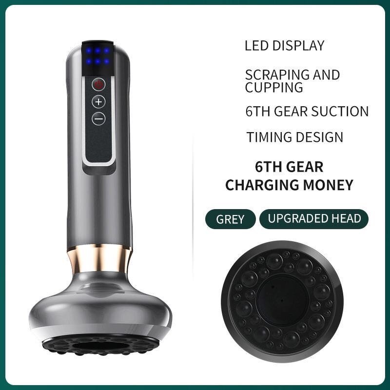 Cupping Guasha Massager Manufacturer - Rechargeable Smart Vibration Red Light Therapy for Cellulite