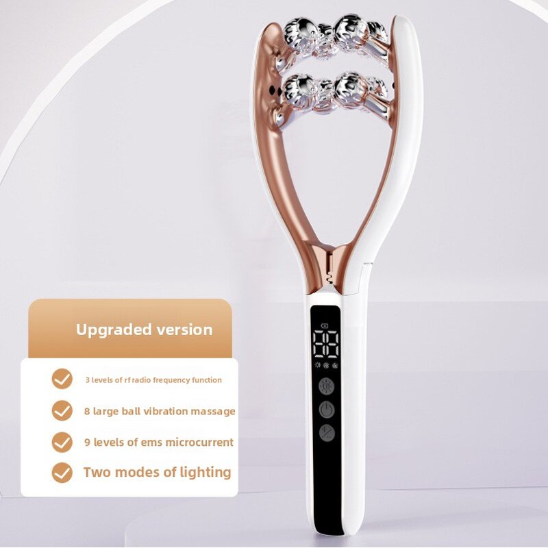 Face Slimming Device Manufacturer - Home V-Shaped EMS Microcurrent Lifting Firming Double Chin Electric Facial