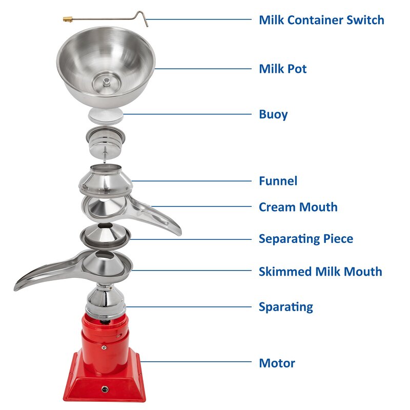 Milk Separator Machine Manufacturer - 50-Liter Electric Agricultural Centrifugal