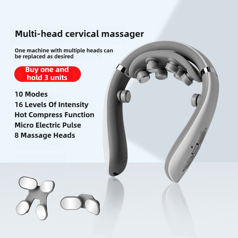 2026 U-Shaped Neck Massager - 4D Shiatsu Heat Portable Travel Home Office