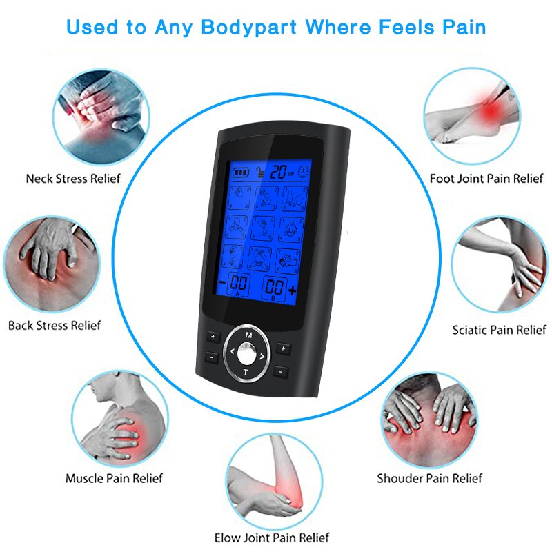 Wireless TENS Unit - 2025 24 Mode 20 Level USB Rechargeable Pain Relief