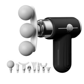 Mini Fascia Massage Gun - 2026 9-Head Rechargeable Deep Tissue Muscle Relax