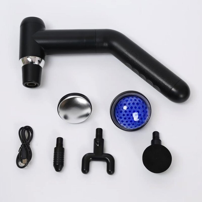 Sport Massage Gun - Heating Cooling Metal Head Extended Handle Therapy Tool