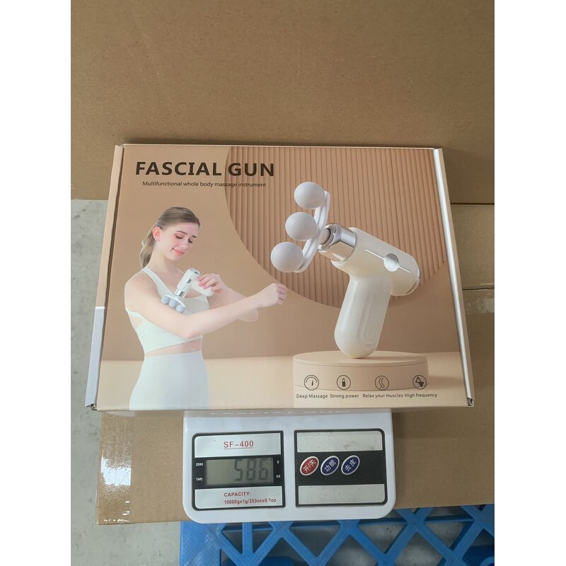 Mini Fascia Massage Gun - 2026 9-Head Rechargeable Deep Tissue Muscle Relax