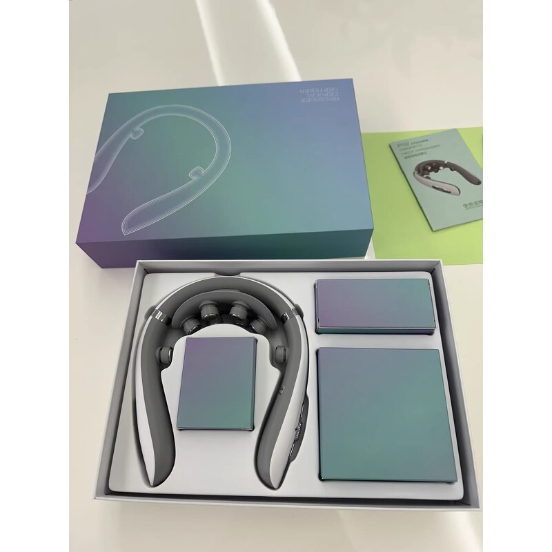 2026 Neck Massage Device - Pulse Heat Deep Tissue Shiatsu Vibration Relief