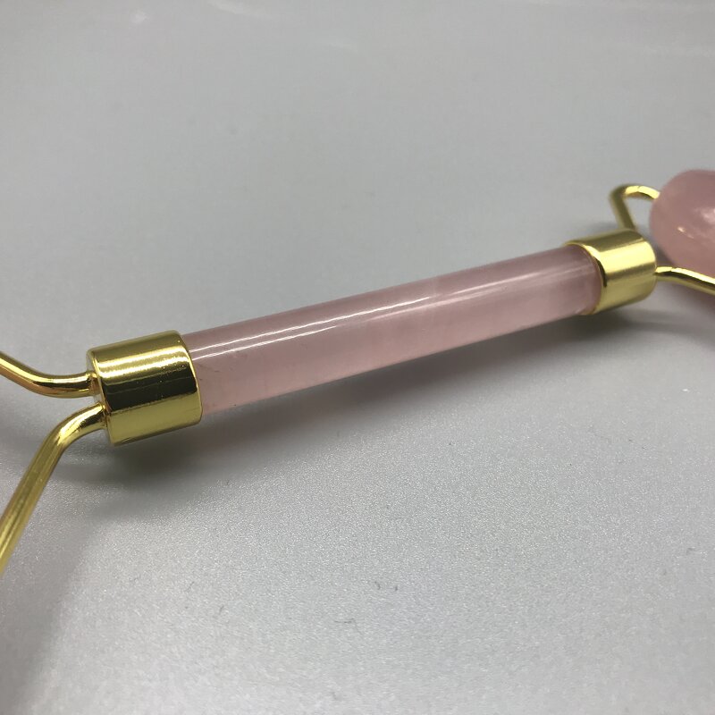 Facial Massage Roller Manufacturer - Handheld Rose Quartz Beauty Jade Roller 3A