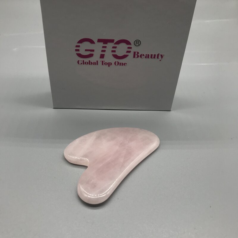 Guasha Stone Manufacturer - Pink Rose 100% Quartz Jade A+