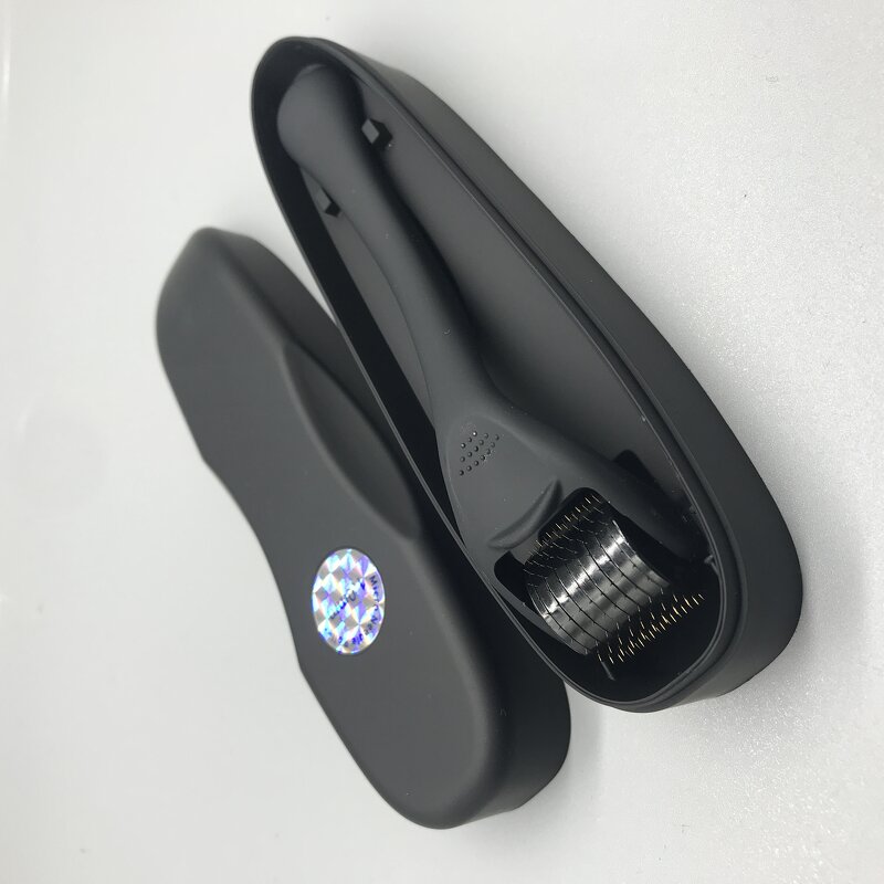 Derma Roller Manufacturer - Matte Black 0.5mm 192 Needle for Hair Beard Care