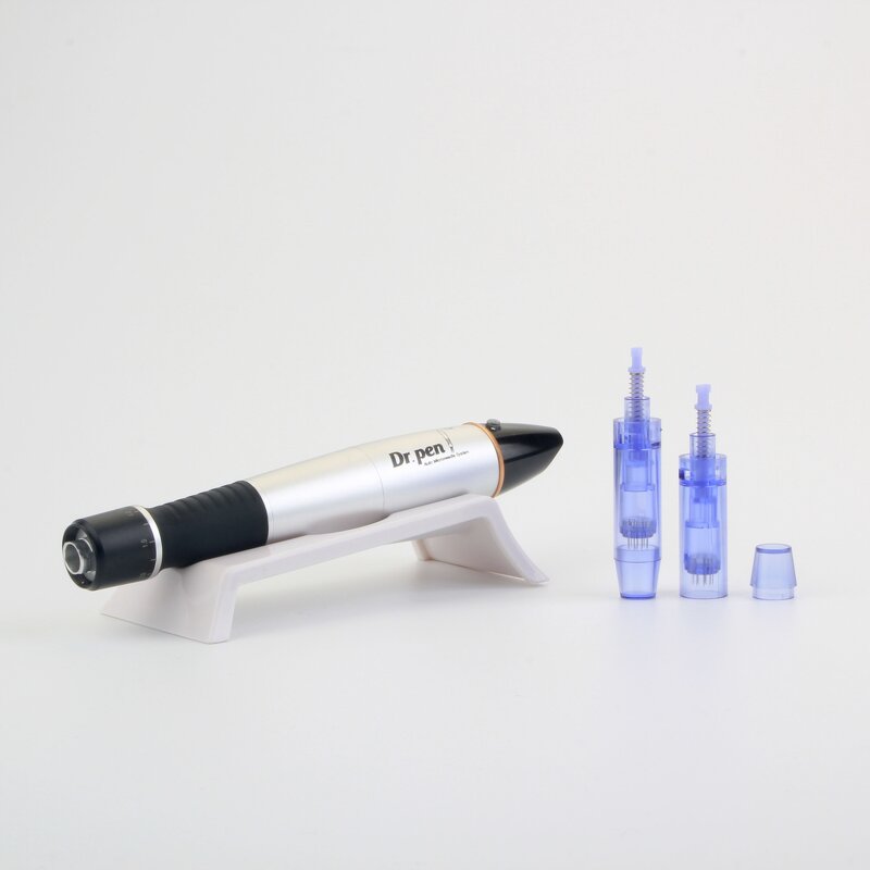 Derma Pen Manufacturer - Dr Pen A1 Silver Micro Needle Pen for Face Hair Regrowth & OEM ODM