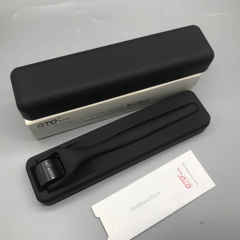 Derma Roller Manufacturer - Men Women Matte Black 0.5mm 1.0mm for Hair Beard Regrowth & OEM ODM