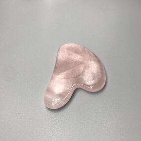 Guasha Stone Massager Manufacturer - Rose Quartz Heart for Face Body & Factory OEM ODM