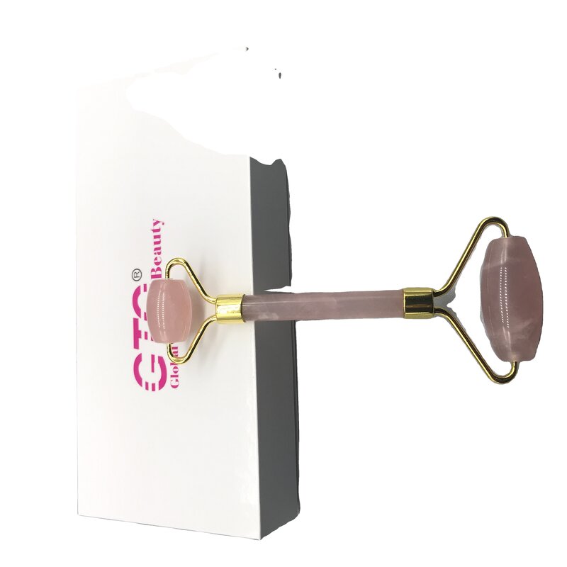 Facial Massage Roller Manufacturer - Handheld Rose Quartz Beauty Jade Roller 3A