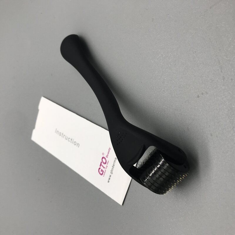 Derma Roller Manufacturer - Matte Black 0.5mm 192 Needle for Hair Beard Care