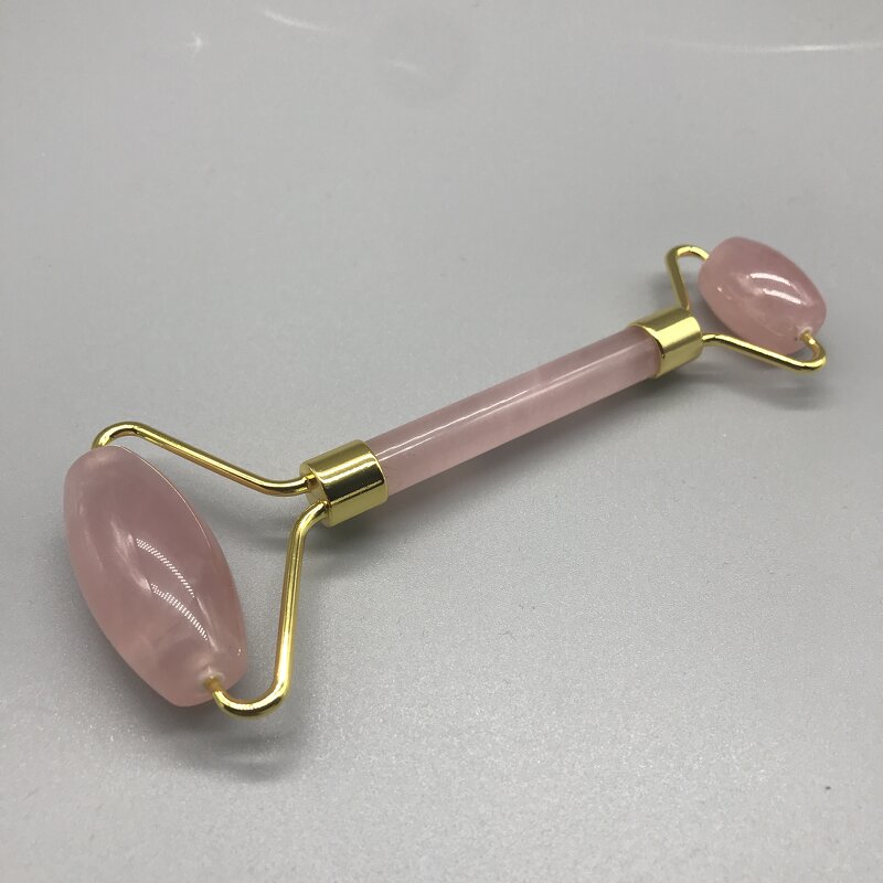 Facial Massage Roller Manufacturer - Handheld Rose Quartz Beauty Jade Roller 3A with Gift Box