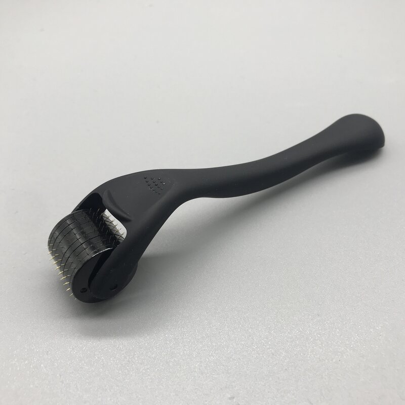 Derma Roller Manufacturer - Matte Black 0.5mm 192 Needle for Hair Beard Care