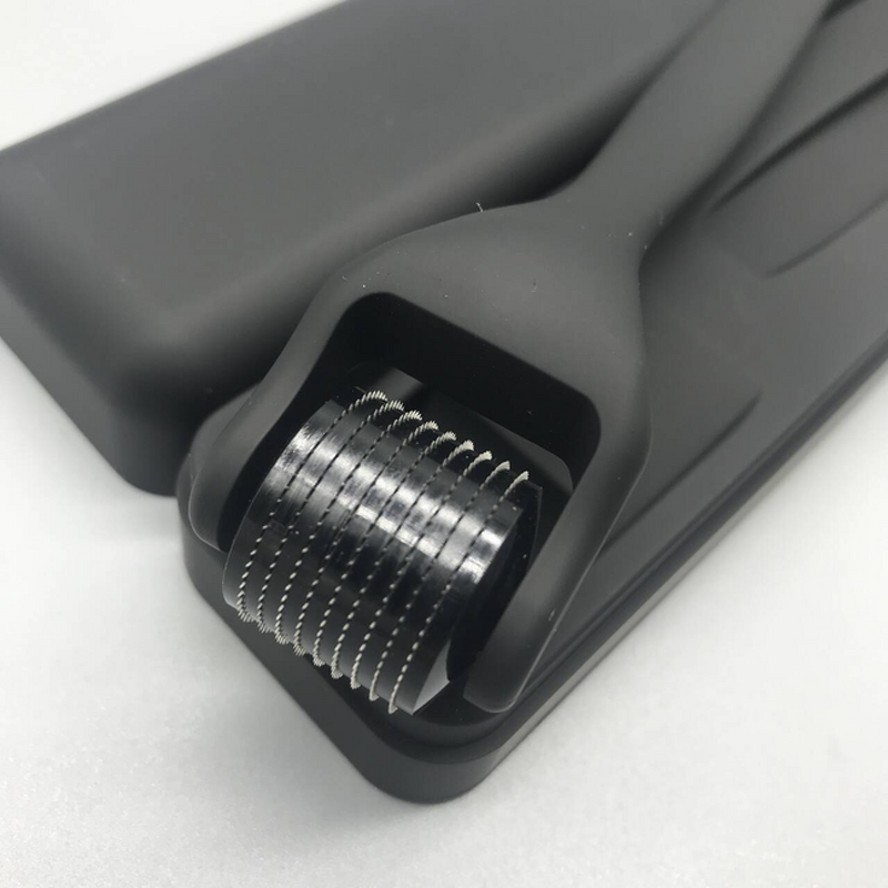 Derma Roller Manufacturer - Men Women Matte Black 0.5mm 1.0mm for Hair Beard Regrowth & OEM ODM