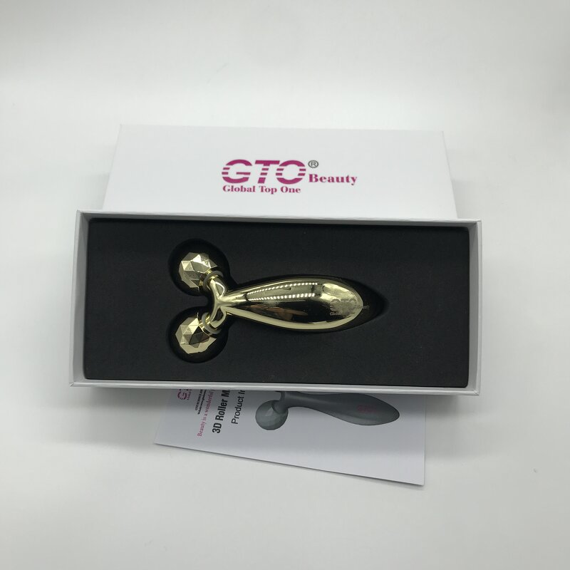 Facial Massage Roller Manufacturer - GTO 3D Handheld Mini Totally Metal